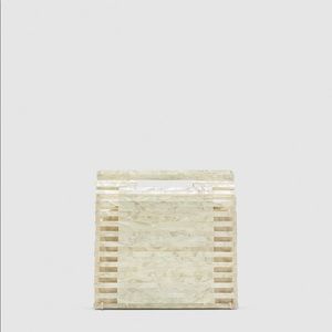 Zara Mother of Pearl Clutch